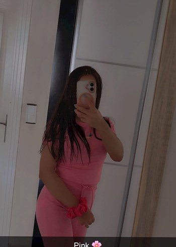Trendyol & Milla Pembe Mini Kısa Kollu Yüksek Yaka Takım