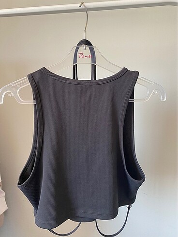 H&M H&M belden bağlamalı crop