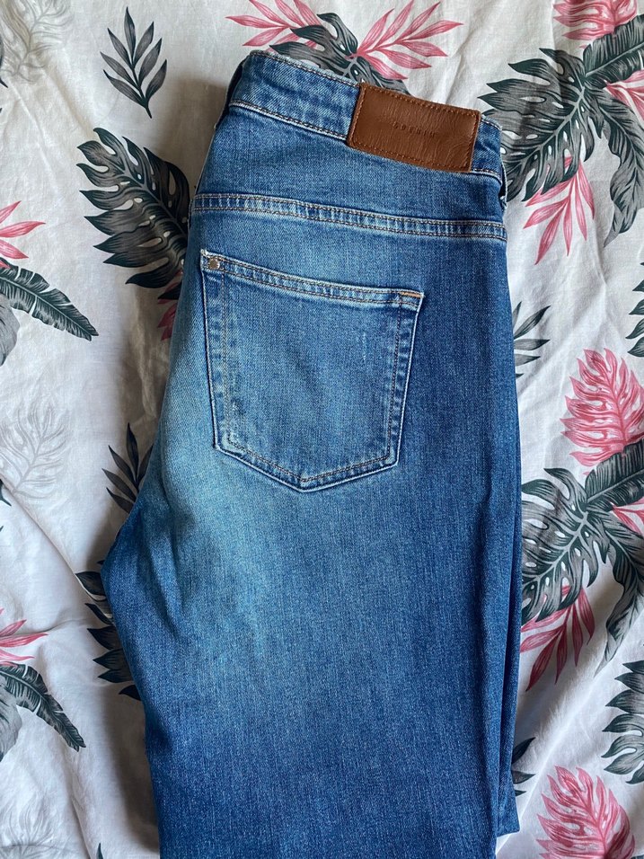 H&M girlfriend kesim kot / jean / Denim Pantolon - Görsel 2