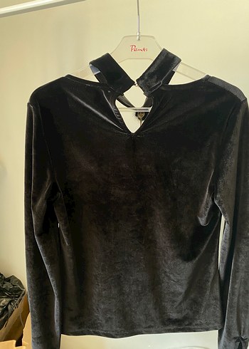 Koton kadife bluz - Görsel 4
