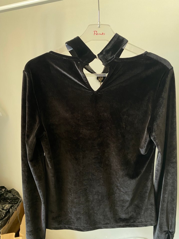 Koton kadife bluz - Görsel 4