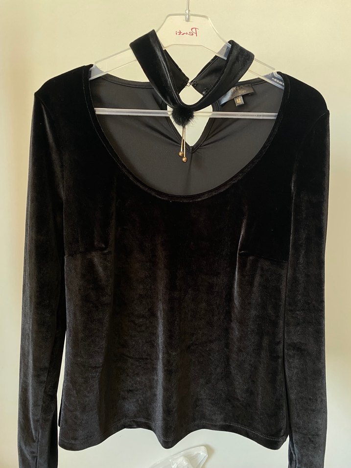 Koton kadife bluz - Görsel 3