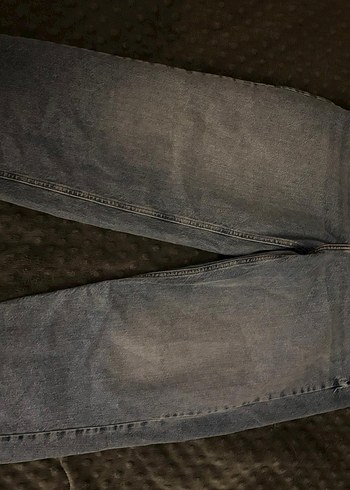 Unisex Mavi Baggy Pantolon