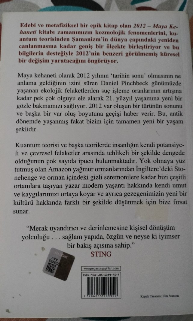 Daniel Pinchbeck 2012 Maya Kehaneti Kitabı - Görsel 4