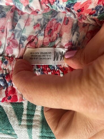 H&M Çiçekli yazlık etek