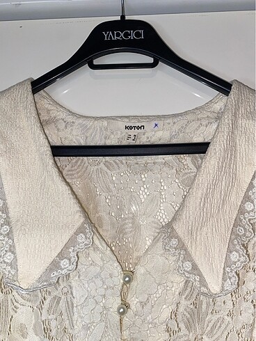 Koton Dantel crop bluz