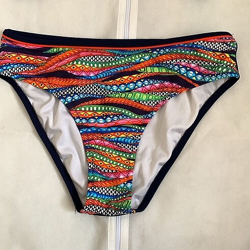 Diğer Endeep Desenli Lacivert Bikini Takımı