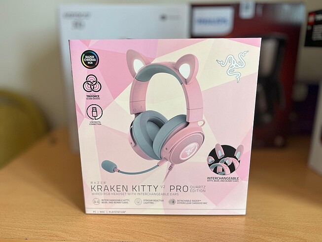 Razer Kraken Kitty V2 Pro - Kuartz (Pembe) Kablolu Kulaklık