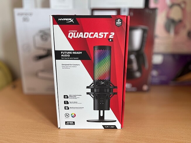 HyperX QuadCast 2 S RGB Oyuncu Mikrofonu