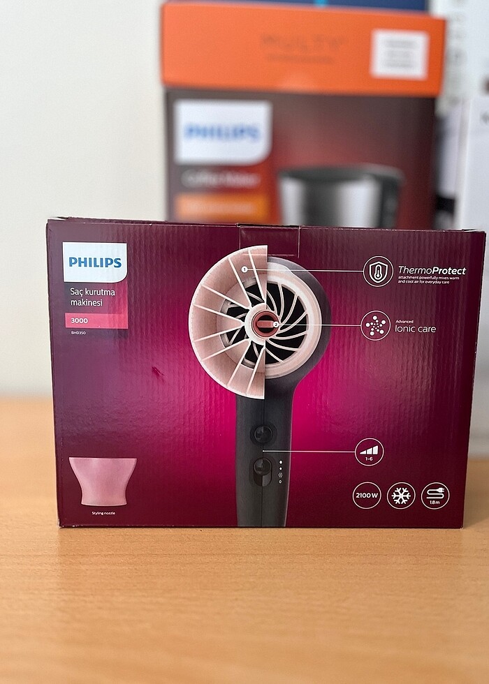 Philips BHD350/06 Thermoprotect Saç Kurutma Makinesi - Görsel 2