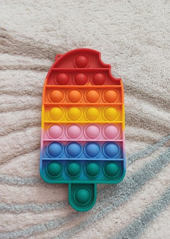 Renkli Dondurma Şeklinde Pop It Oyuncak