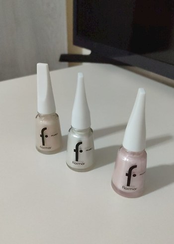 Flormar Pastel Beyaz Oje Seti