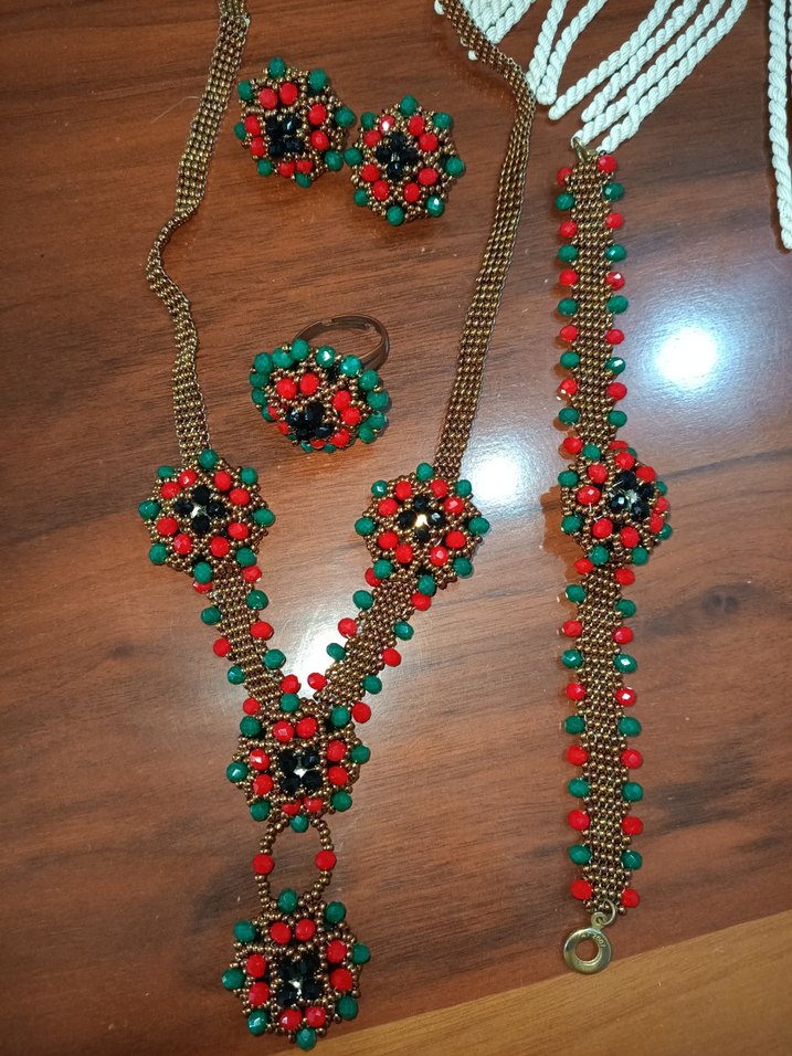 el işçiliği çok şık takı seti - Görsel 5