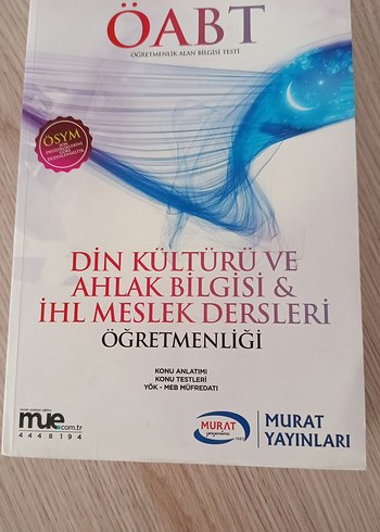 ÖABT Din Kültürü ve Ahlak Bilgisi & İHL Meslek Dersleri
