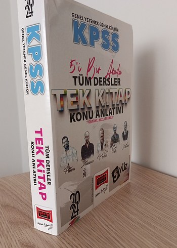  KPSS Tüm Dersler Tek Kitap Konu Anlatımı 2024