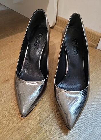 38 Beden gri Renk Kullanılmamış stiletto