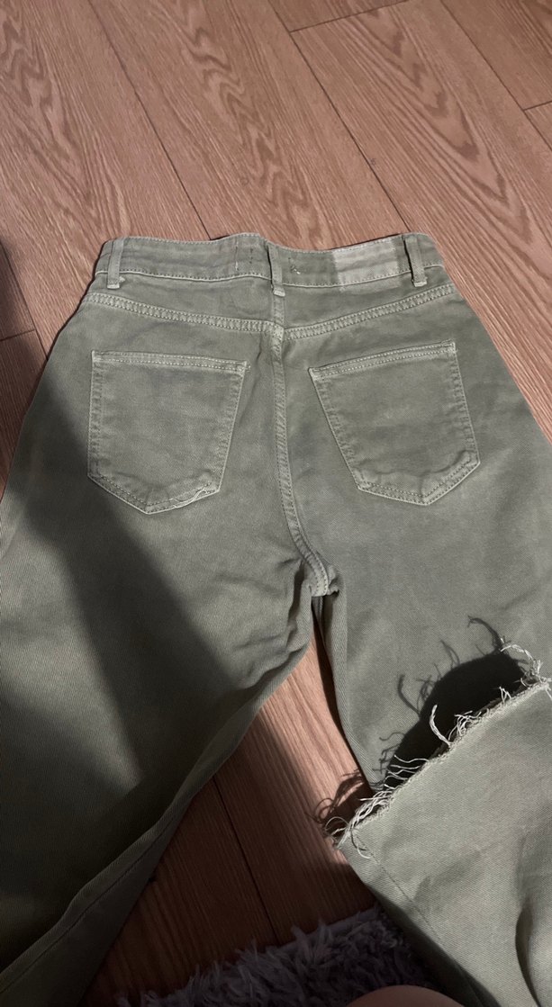 Yeşil Kot Pantolon - Görsel 2