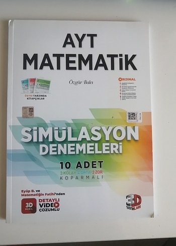 3D Yayınları AYT Matematik Simülasyon Denemeleri