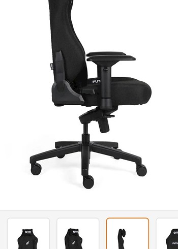 Diğer Beden Hawk Gaming Chair Future Black Kumaş Oyuncu Koltuğu