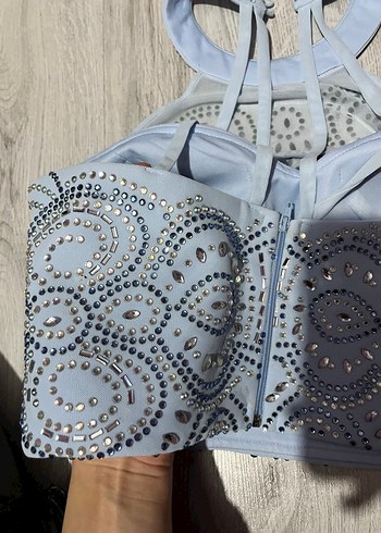 taşlı bustiyer - Görsel 3