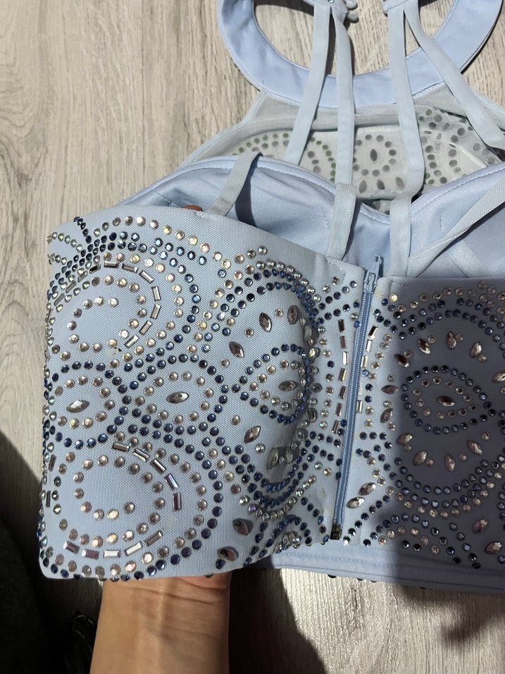 taşlı bustiyer - Görsel 3