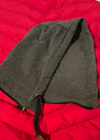 Kırmızı Fermuarlı Mont - Görsel 8