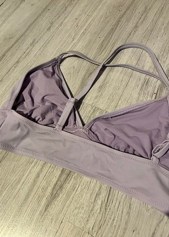 Mor İnce Askılı Kadın Bikini Üstü - Görsel 2