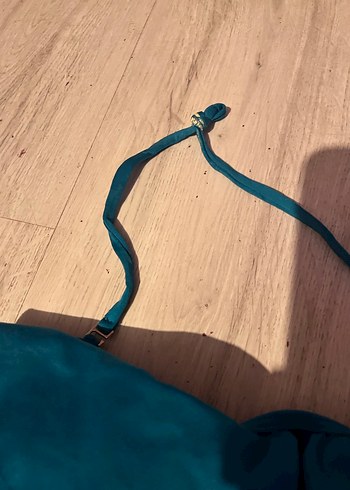 Fırfırlı Turkuaz Kadın Mayo - Görsel 2