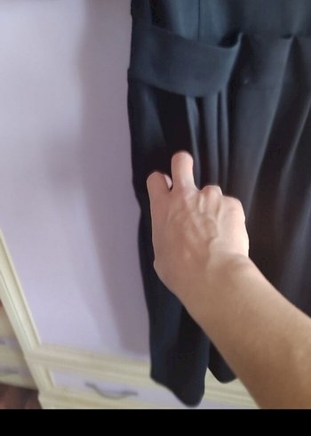 m Beden Kışlık yünlü kumaş elbise