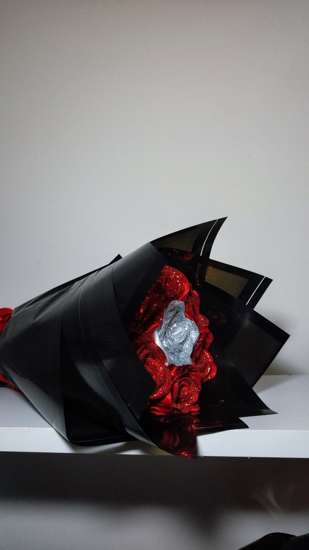 Kırmızı  Çiçek Buketi - Görsel 3