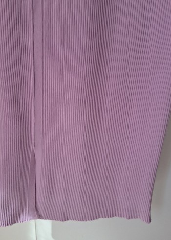 Defacto Pastel Mor Midi Pilili Kadın Etek