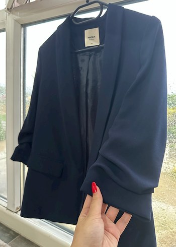 Lacivert Kadın Blazer Ceket - Görsel 2