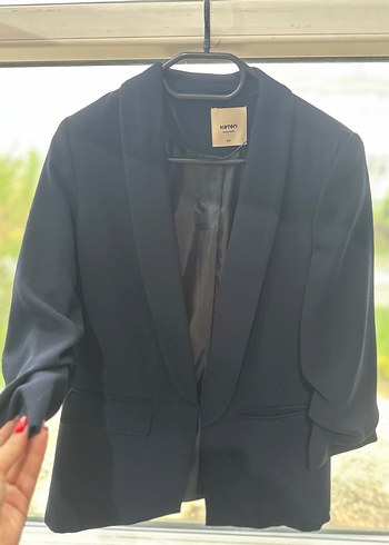 Lacivert Kadın Blazer Ceket - Görsel 5