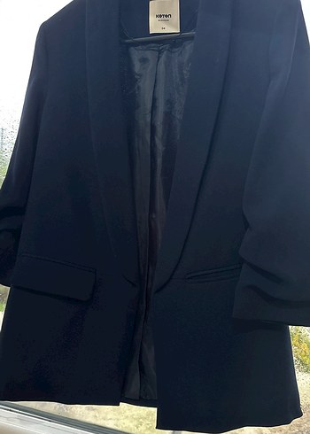 Lacivert Kadın Blazer Ceket - Görsel 7