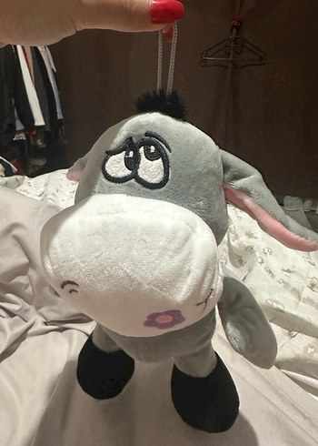Gri Peluş Oyuncak Eşek