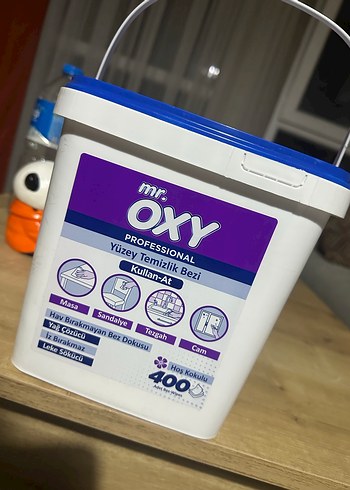 Mr. Oxy Profesyonel Yüzey Temizlik Bezi 400'lü - Görsel 2