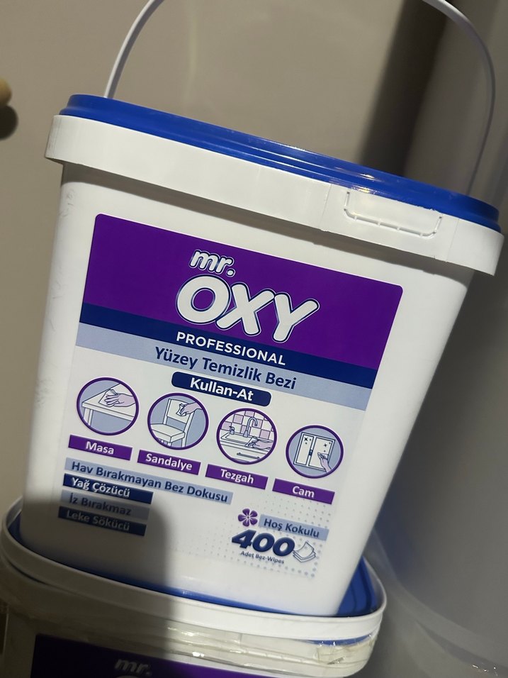 Mr. Oxy Profesyonel Yüzey Temizlik Bezi 400'lü - Görsel 4