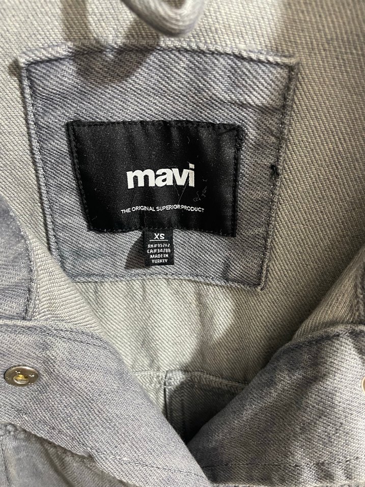 Mavi Kot Ceket - Görsel 3