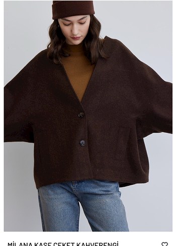 Manuka muadil kaşe ceket - Görsel 2