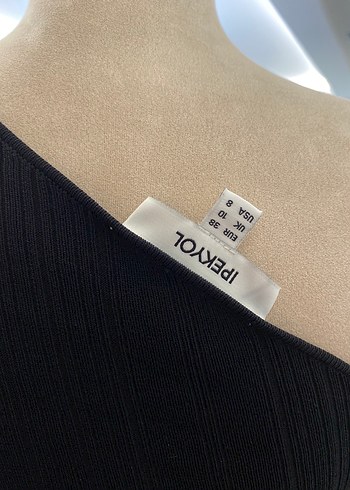 İpekyolu - Asimetrik kollu - Triko Elbise - Görsel 10