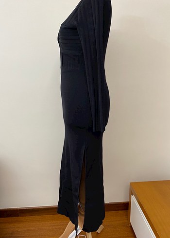 İpekyolu - Asimetrik kollu - Triko Elbise - Görsel 8