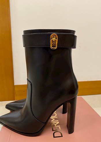 Derimod - Etiketi Üzerinde - Deri Topuklu Bot - Görsel 5