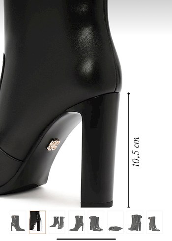 Derimod - Etiketi Üzerinde - Deri Topuklu Bot - Görsel 7