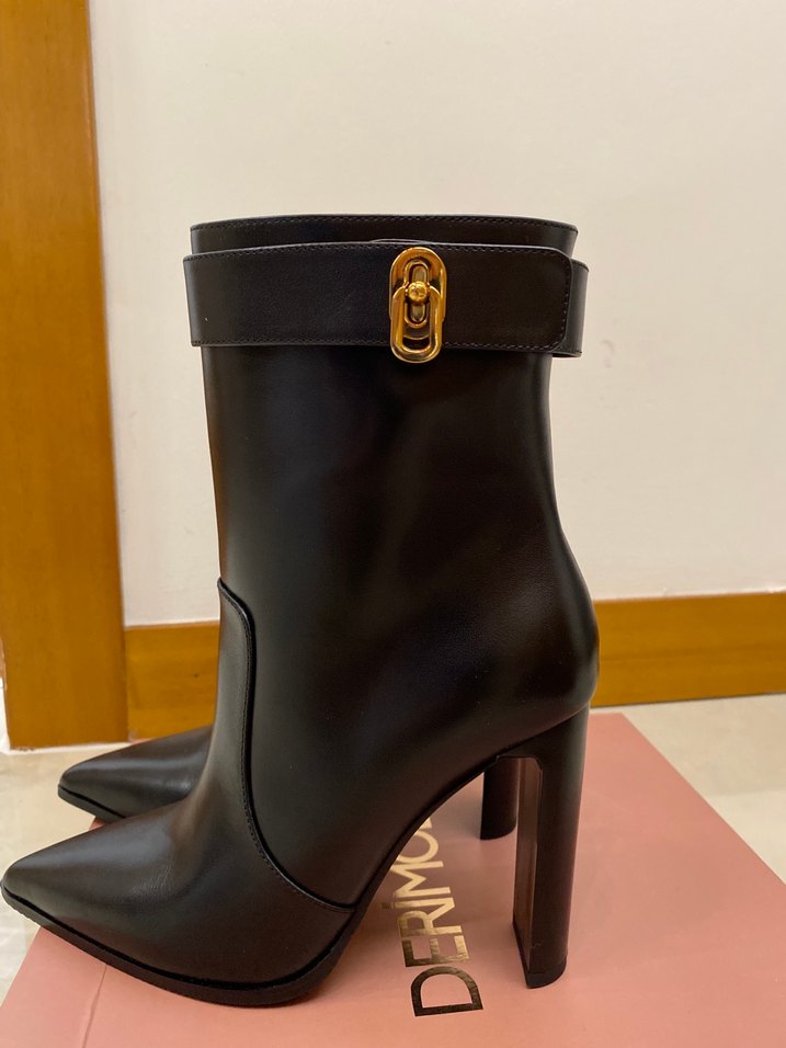 Derimod - Etiketi Üzerinde - Deri Topuklu Bot - Görsel 5