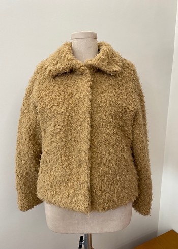 Explosion Marka - Kıvırcık dokulu - Deri detaylı - Kaban - Görsel 2