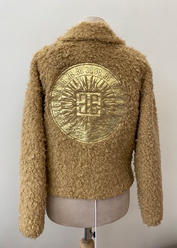 Explosion Marka - Kıvırcık dokulu - Deri detaylı - Kaban - Görsel 4