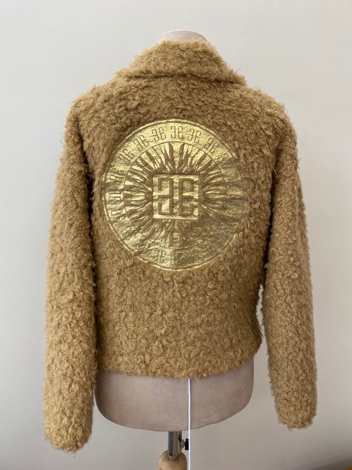 Explosion Marka - Kıvırcık dokulu - Deri detaylı - Kaban - Görsel 4