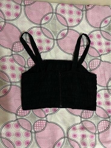 Trendyol & Milla Siyah fermuarlı crop bluz