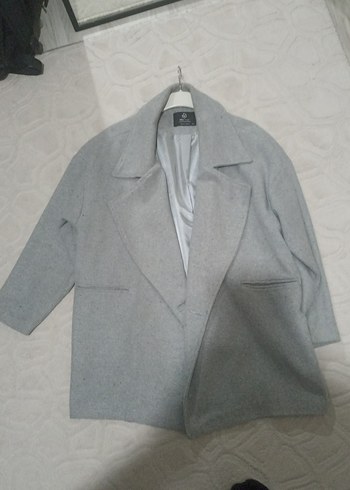 universal Beden Gri Oversize Kaban ceket