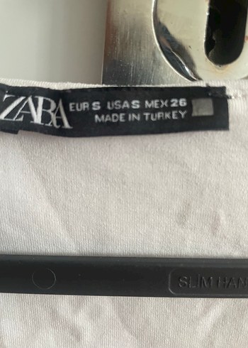 Zara ZARA Beyaz Kolsuz Basic Kadın Atlet